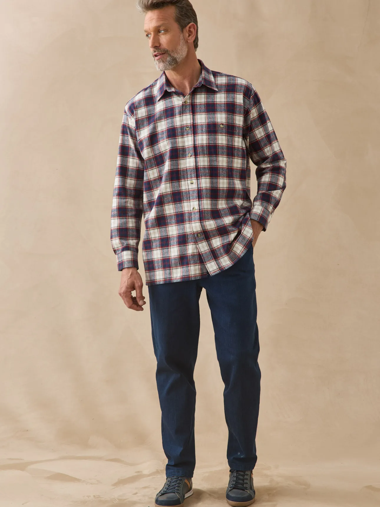 Chemise en flanelle pur coton