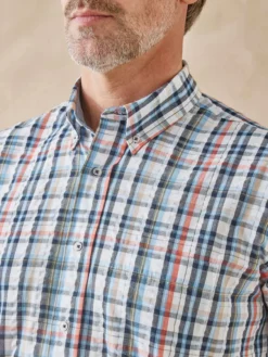 Chemise en seersucker