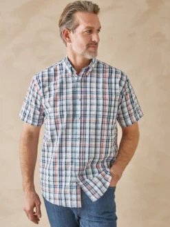 Chemise en seersucker
