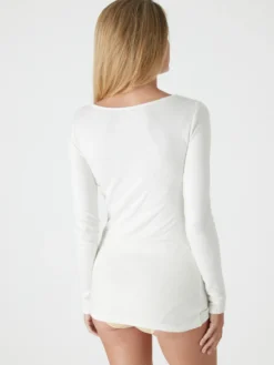 Chemise manches longues avec laine