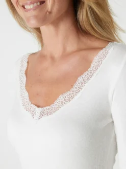 Chemise manches longues avec laine