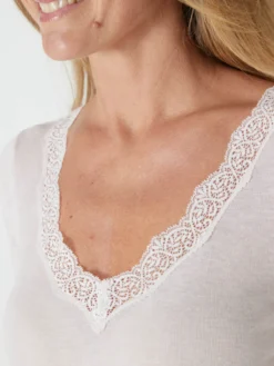 Chemise manches longues avec laine