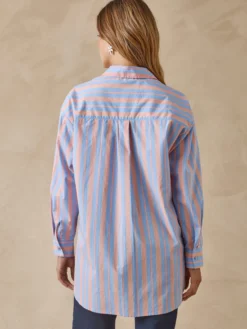 Chemisier long pur coton
