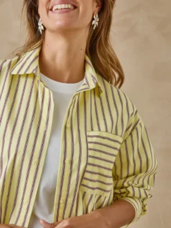 Chemisier long pur coton