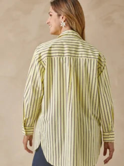 Chemisier long pur coton