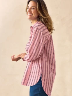 Chemisier long pur coton