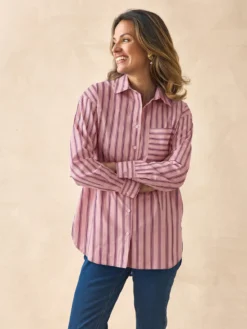 Chemisier long pur coton