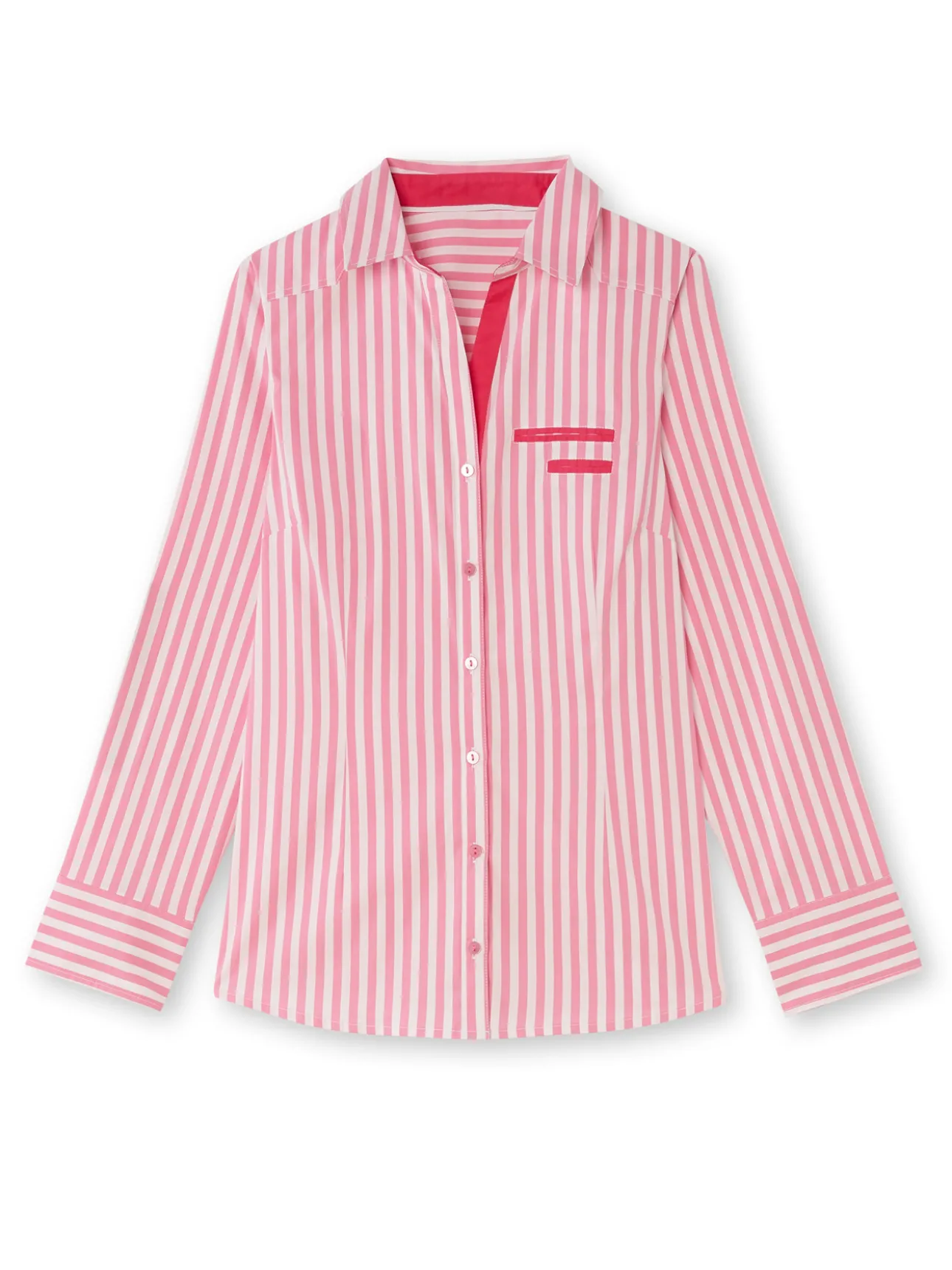 Chemisier pur coton poitrine généreuse