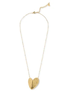 Collier coeur fantaisie