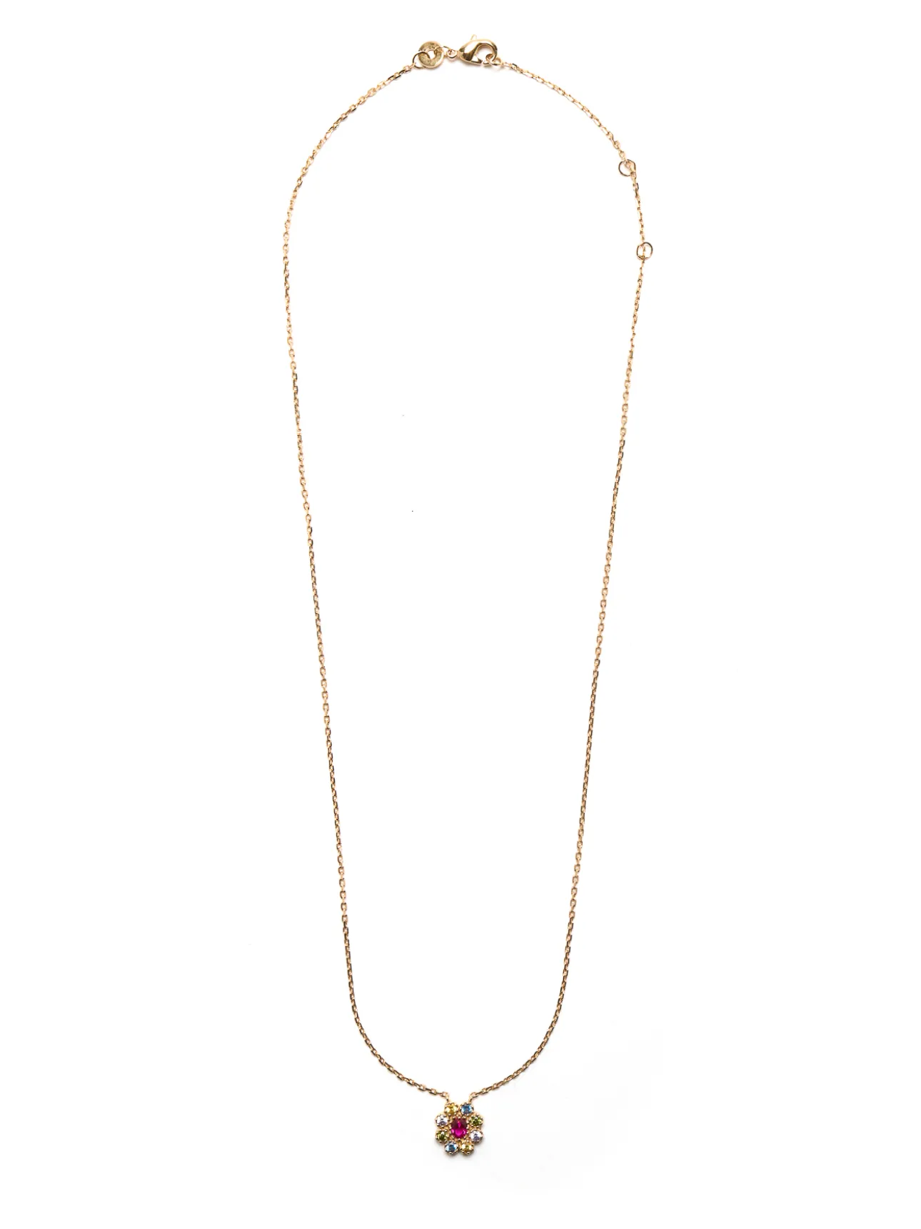 Collier pendentif avec pierres fantaisie