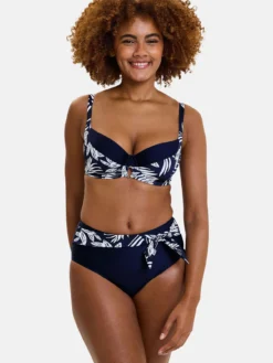 Culotte de bain taille haute