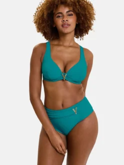 Culotte de bain taille haute