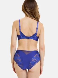 Culotte dentelle, tulle et microfibre