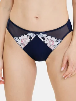 Culotte microfibre et dentelle