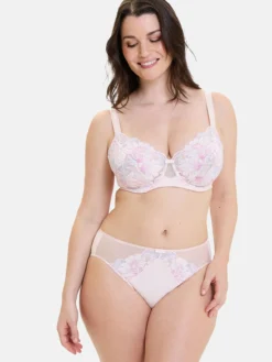 Culotte microfibre et dentelle