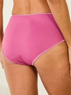 Culotte midi effet ventre plat