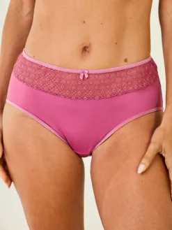 Culotte midi effet ventre plat