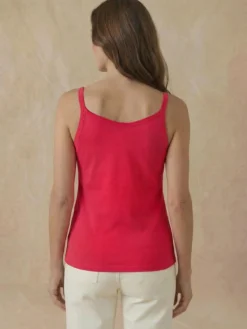 Débardeur à bretelles avec dentelle