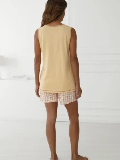 Débardeur de pyjama en coton