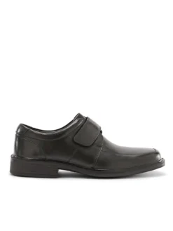 Derbies à scratchs en cuir