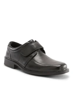 Derbies à scratchs en cuir