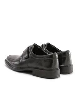 Derbies à scratchs en cuir
