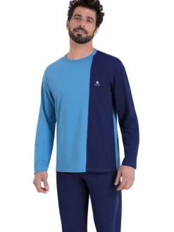Ensemble pyjama long col rond