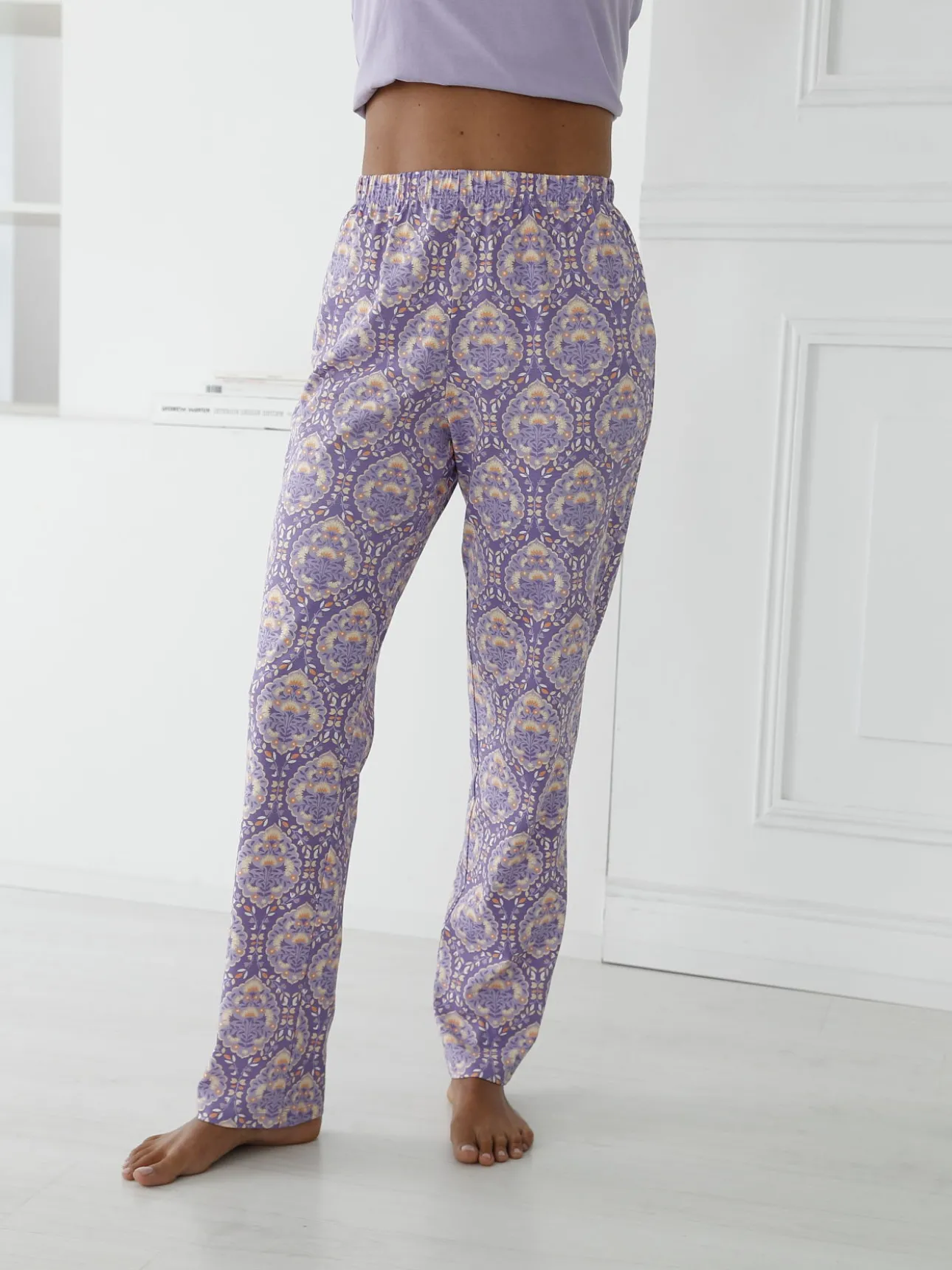 Ensemble pyjama 2 pièces coton imprimé