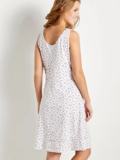 Fond de robe en pur coton, long. 100cm