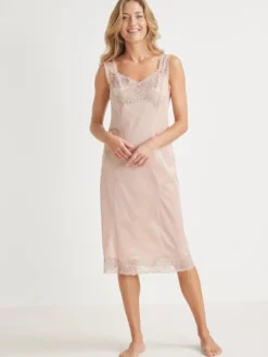 Fond de robe satiné longueur 90cm