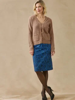 Gilet avec galon dentelle
