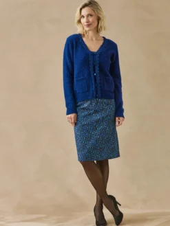 Gilet avec galon dentelle