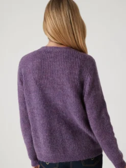 Gilet avec laine et mohair