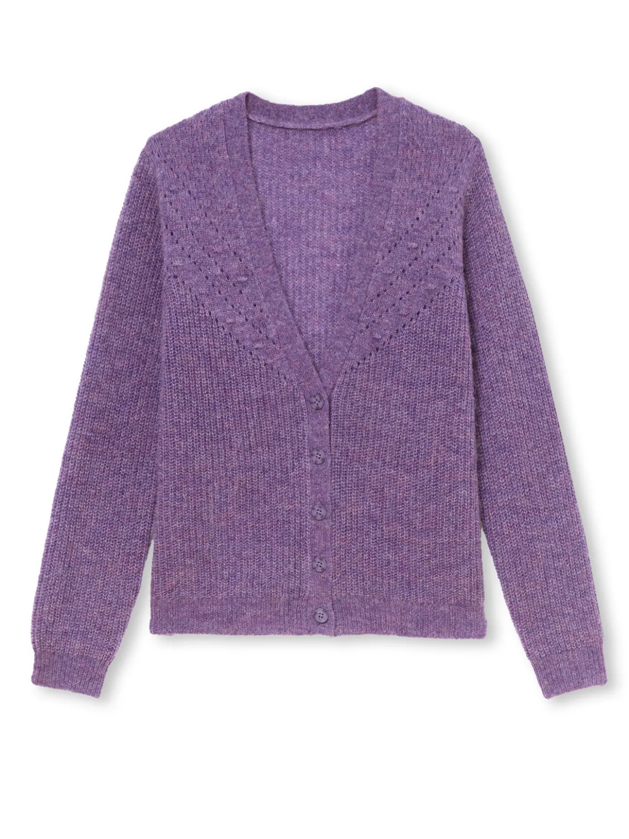 Gilet avec laine et mohair