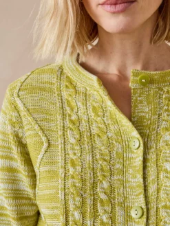 Gilet cardigan chaud col rond