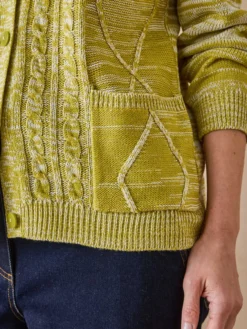 Gilet cardigan chaud col rond