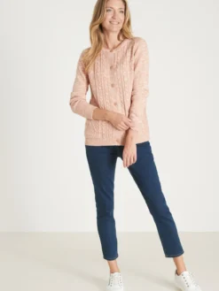 Gilet cardigan chaud col rond