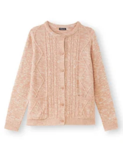 Gilet cardigan chaud col rond