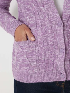 Gilet cardigan chaud col rond