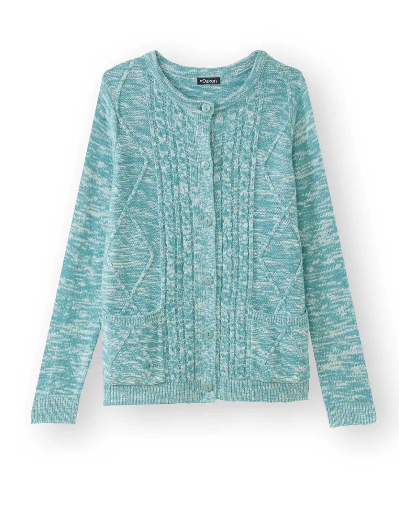 Gilet cardigan chaud col rond