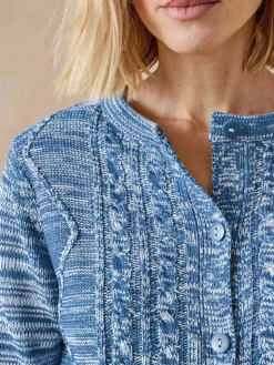 Gilet cardigan chaud col rond