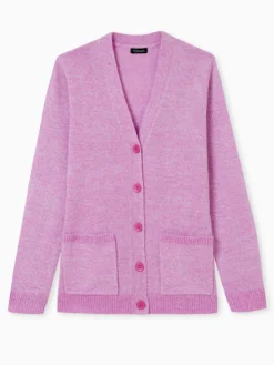 Gilet classique en maille chinée