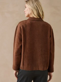 Gilet col pol en maille milano