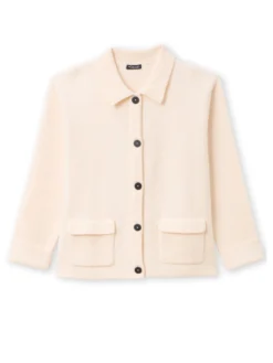 Gilet col pol en maille milano