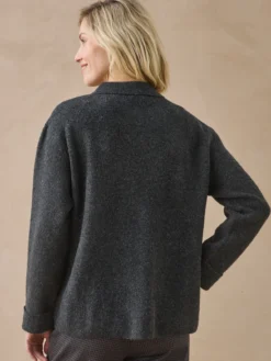 Gilet col pol en maille milano