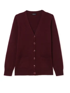 Gilet encolure V 50% laine mérinos