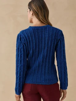 Gilet en maille fantaisie