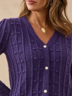Gilet en maille fantaisie