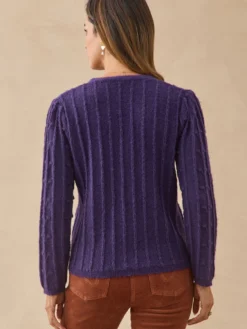 Gilet en maille fantaisie
