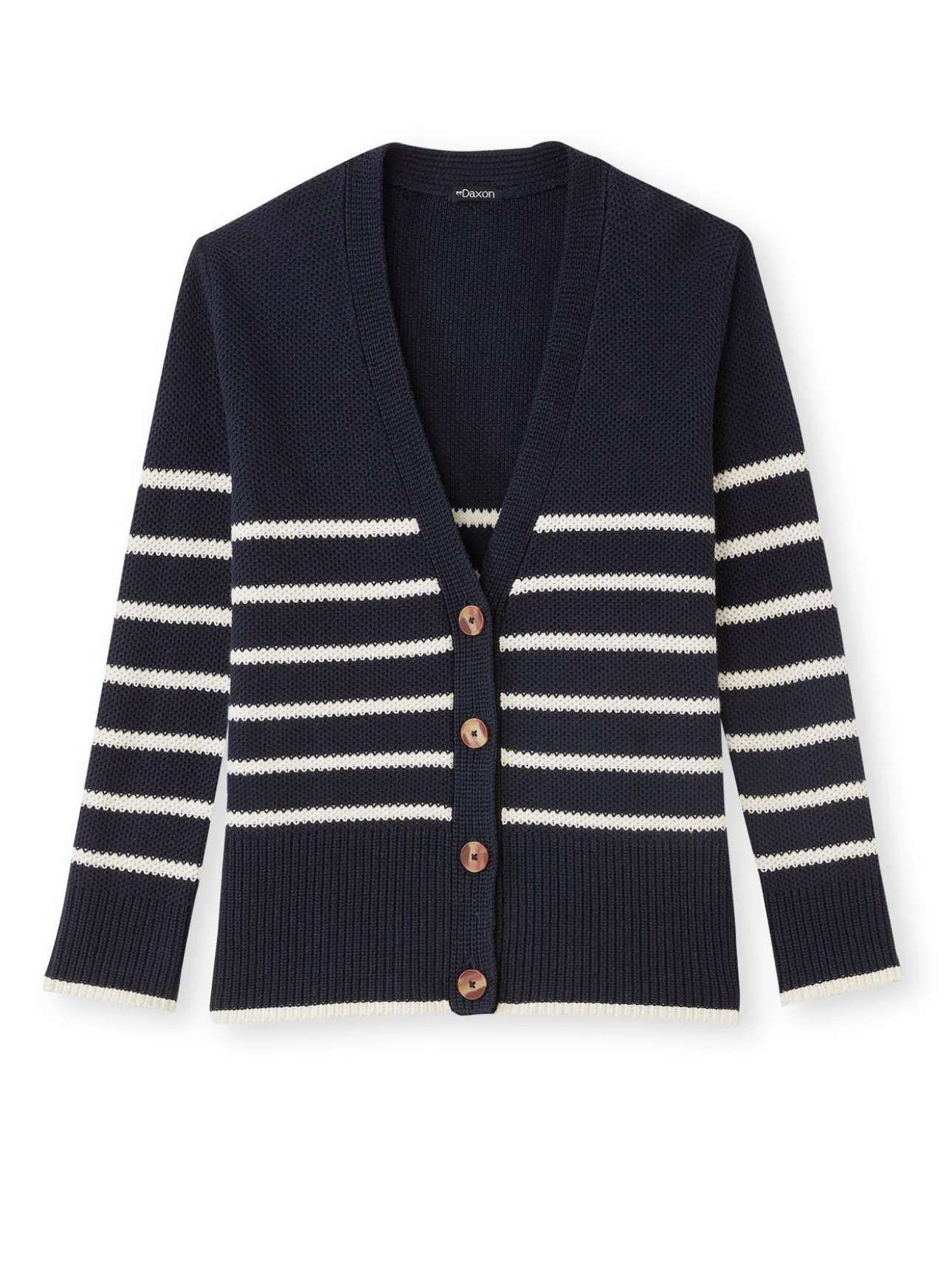 Gilet rayé manches longues